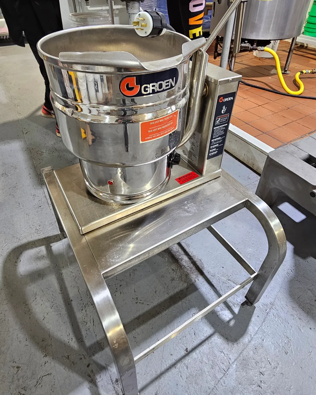 10-gallon Groen kettle for R&D