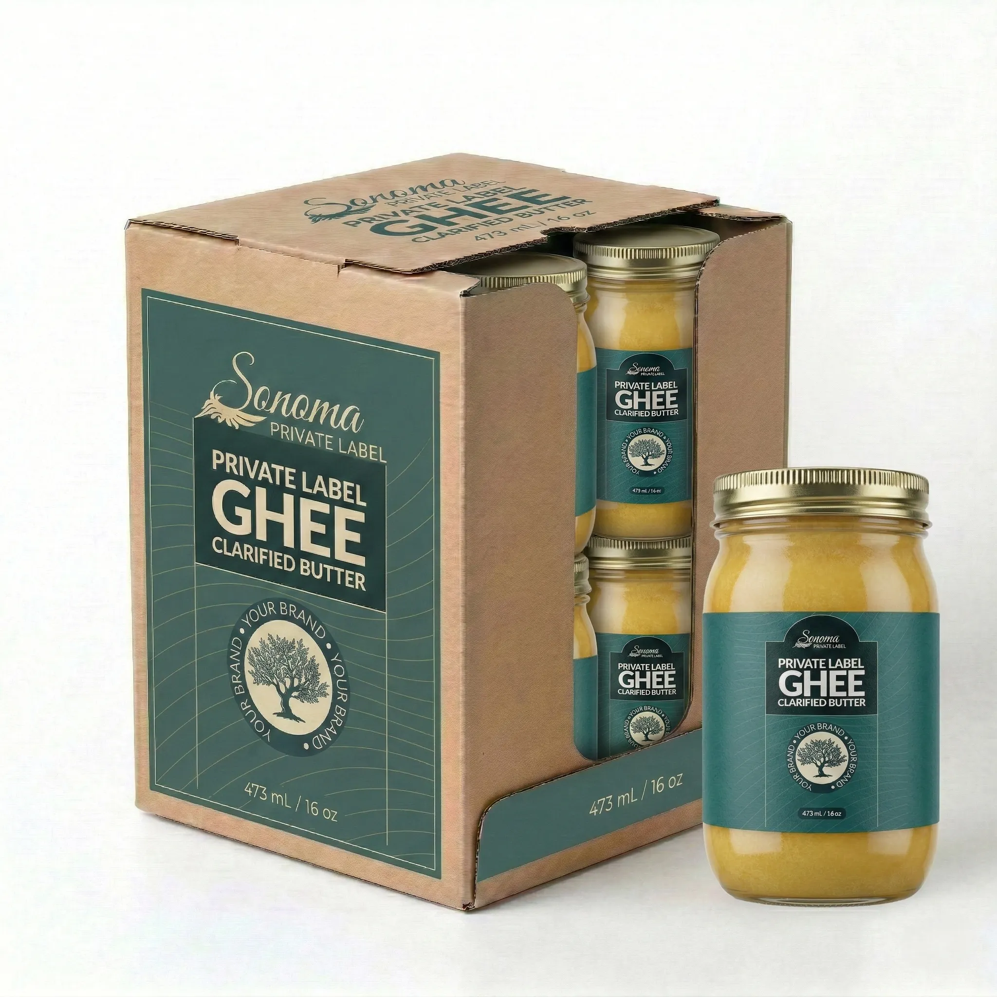 Ghee case 16oz